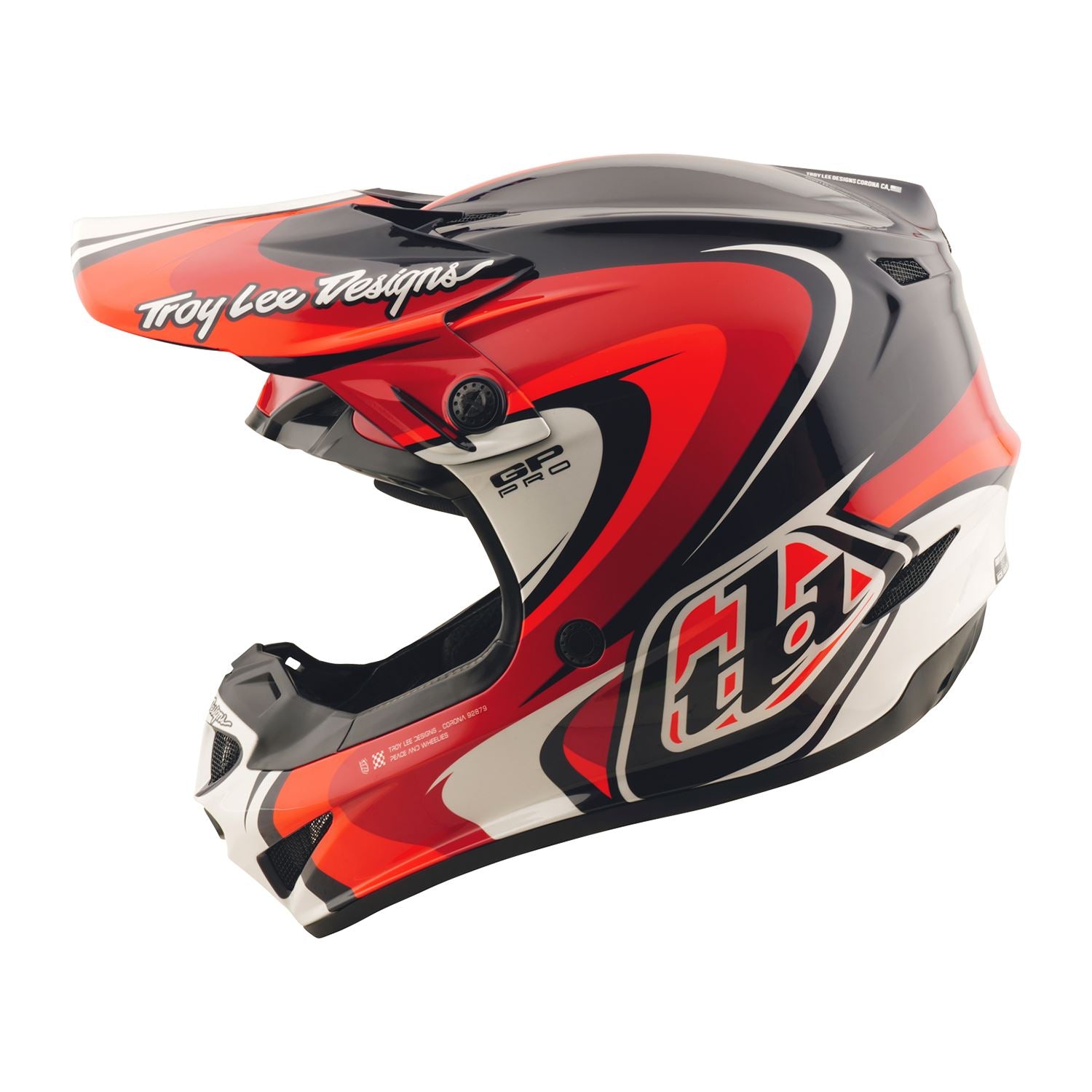 Troy Lee 2026 Motocross Helmet GP PRO Crossover Navy Red
